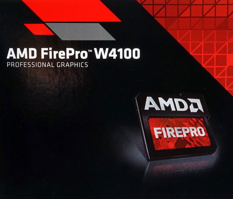 amd firepro w4100 performance